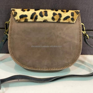 Bolso bandolera de Color rechoncho de cuero reciclado de nuevo estilo, bolso de cuero de piel con estampado de animales de alta calidad, bolso de hombro multicolor para mujer - Product Image 5