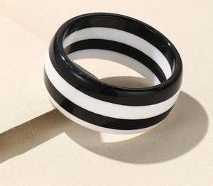 Brazalete de Resina ALTAMASH CRAFT AC-403, Ecológico, Pintado a Mano, Transparente, Hecho a Mano, Pulido Suave, Ligero, Estilo Clásico y Simple - Product Image 1