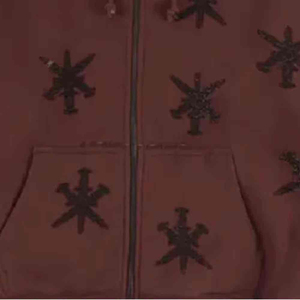 Ensemble de survêtement respirant pour homme avec strass, personnalisable, comprenant un sweat à capuche à double taille et un pantalon évasé - Product Image 4