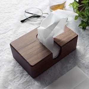 Boîte à mouchoirs en bois de qualité supérieure pour une décoration intérieure élégante avec des bords lisses et une finition soignée - Product Image 2