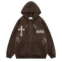 Hoodie Pria Fleece Katun 100% Cetak Digital Musim Dingin dengan Kantong Kanguru, Fashionable, Bernapas, Ramah Lingkungan, Anti Kusut, Permintaan Tinggi
