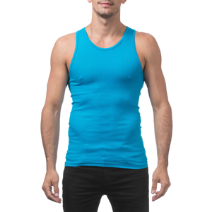 Summer Casual Solid Color Blank Sleeveless <b>Men's</b> Gym Vest All Season Good Quality 100% Cotton Autumn Winter Warm comfort Custom - Product Image 2