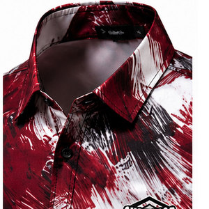 Camisa de Lujo para Hombre con Estampado de Alta Gama, Tecnología de Impresión Digital, Tela Cómoda y Apariencia Elegante e Informal - Product Image 3