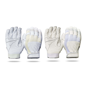 Guantes de Béisbol y Sóftbol de Cuero Blanco, Duraderos, de Alto Rendimiento, para Jugadores de Equipo, Protección de Agarre - Product Image 2