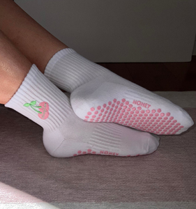 Calcetines Antideslizantes con Logotipo Personalizado, Calcetines de Yoga con Agarre, Calcetines de Pilates de Algodón Acanalado - Product Image 2