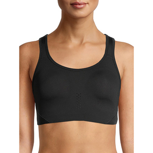 Seamless Wire-Free Bra Women's Half Cup Knitted Sports Bra Adjustable Straps Solid Color Everyday Wear All Seasons - Product Image 4