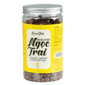 Fabricante Líder en Ventas, Chocolate Compuesto HALAL, Cacao Vietnam, OEM/ODM, Bolas Crujientes de Chocolate con Caramelo y Toffee para Decoración de Pasteles - Product Image 1