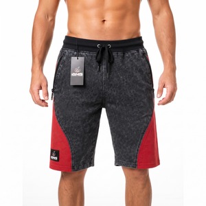 Pantalones Cortos Deportivos para Hombre, Estilo Casual, Lavado Ácido, de Algodón, para Gimnasio, Entrenamiento, Correr, con Cintura Elástica y Bolsillos - Product Image 6