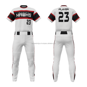 2025 nuevos uniformes de béisbol de sublimación de Venta caliente ropa de hombre barata Jersey y pantalones de softbol conjuntos de 2 piezas - Product Image 1