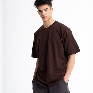 T-shirt pour homme en coton 100% noir, manches courtes, col rond, coupe classique, jersey tricoté, anti-boulochage - Product Image 6