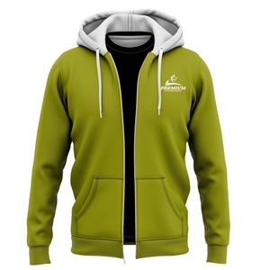 Sudadera con Capucha de Felpa de Algodón con Estampado Personalizado de Alta Calidad, Ropa Unisex Extra Grande para Hombre para Invierno, Diseño Bordado, Venta al por Mayor - Product Image 1