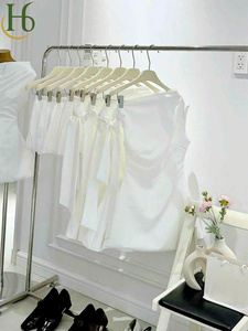 Vestido Midi Blanco de un Solo Hombro sin Mangas con Detalle de Lazo, Tejido de Poliéster, Cintura Natural, Silueta en A, Diseño Asimétrico - Product Image 3