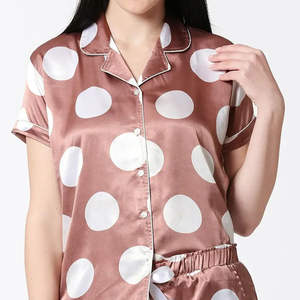 ชุดนอนผู้หญิงคุณภาพสูงแบบสั่งทำพิเศษ ผ้าวอร์สเตด ชุดนอนฤดูหนาว 2 ชิ้น ชุดนอนลำลอง แห้งเร็ว ระบายอากาศได้ดี - Product Image 6