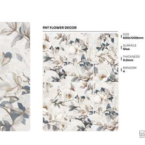 Azulejos de porcelana premium modernos con superficie adhesiva, tamaño 600x1200, azulejos grandes para pisos y paredes para proyectos de lujo. - Product Image 1