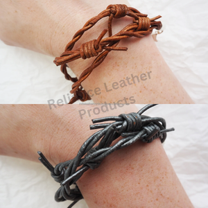 Bolo tressé de haute qualité 100% cordon en cuir pur tailles personnalisées couleurs pour bijoux à bricoler soi-même collier projets d'artisanat Type de perles - Product Image 2