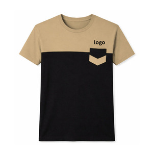 Custom Logo printing Embroidered Men's T-shirt Two-Tone Long Cut Cotton T-Shirt Heavy <b>Weight</b> 500 Grams Cut <b>Blank</b> Design t-shirts - Product Image 5