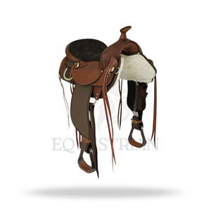 Western Trail Saddle Horse Riding Saddle Equestrian <b>Equipment</b> - Product Image 3