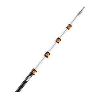 Poste Telescópico de Aluminio Resistente de 6-24 pies, Multiusos, con Bloqueo de Seguridad, Extensible, Construcción Metálica - Product Image 2