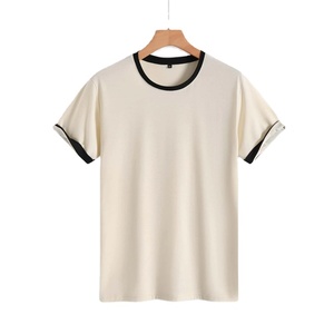 Camiseta de Manga Corta para Hombre 2023, Cuello Redondo, Estilo Casual, Transpirable, con Contraste de Color, para Verano - Product Image 2