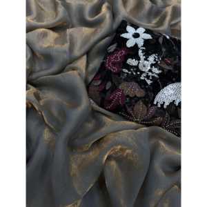 Sari de soirée multi-fils de créateur pour les soirées en boîte de nuit - Product Image 1