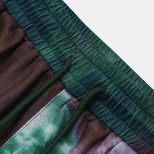 Pantalones Cortos Tie-Dye para Hombre, Tallas Grandes, Verano, Moda Masculina, Casual, Estampado Blanco y Negro - Product Image 4