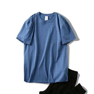 Camiseta personalizada de alta calidad con logotipo bordado, ropa informal para hombre, camiseta de manga corta de algodón grueso, camiseta de secado rápido para hombre - Product Image 6