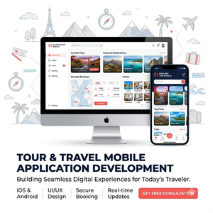 Développement d'applications mobiles de voyage et de tournée en Inde avec fonction personnalisée disponible à la vente par les exportateurs - Product Image 2