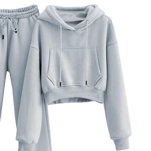 Survêtement décontracté uni pour femmes Survêtement surdimensionné pour femmes Ensembles de survêtements pour femmes Survêtement deux pièces Training Wear Jogging Wear - Product Image 3