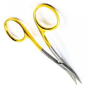 Tijeras quirúrgicas curvas TC La Grange de 11 cm, tijeras dentales para tejidos y encías, color dorado, de Grip Surgical - Product Image 5