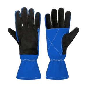 ถุงมือเชื่อมหนังวัวเสริมแรงเอนกประสงค์ ป้องกันการเสียดสีและความร้อน สำหรับงานอุตสาหกรรมและการป้องกันส่วนบุคคล - Product Image 6