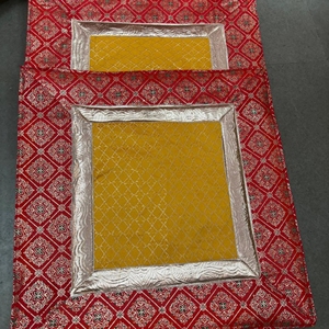 Pooja Aasan Mat for Home Temple Premium Handmade Cotton Prayer Seating Mat Religious Worship Decor - Product Image 2