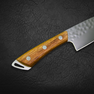 Custom Handmade Forged Modern Chef <b>Knife</b> Stainless Steel Blade 4-5.9in Length Ambidextrous Wooden 3.0mm Thickness Extra <b>Sharp</b> - Product Image 3