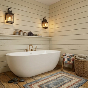 Baignoire autoportante FW-7702-68-Morden en acrylique pour salle de bain - Product Image 1