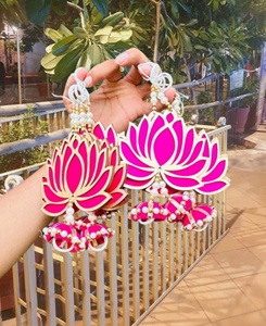 Magnifique Décoration Murale Lotus pour Mariage Indien, Idée de Décoration pour Temple, Cadeau de Pendaison de Crémaillère, Fête à Domicile, Diwali, Soirée Henna - Product Image 4