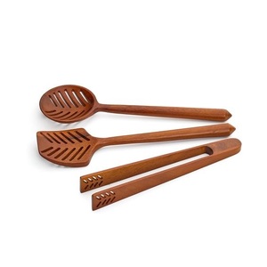 Hermoso Juego de Espátulas de Madera de Olivo, Utensilios de Cocina de Madera para Remover, Freír, Mezclar, Hornear y Servir - Product Image 5