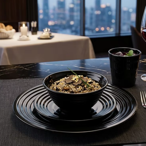 Vajilla Ecológica MIT Precision PGT Moldeada por Inyección: Tazas, Tazones, Cucharas y Platos - Negro - Product Image 1