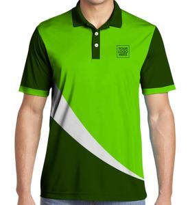 Venta al por mayor de fábrica directamente 100% poliéster logotipo personalizado sublimación impresión Dry Fit transpirable suave polos para hombres - Product Image 1