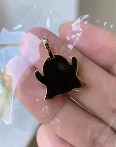 จี้ฮิปฮอปชุบทองทังสเตนแบบกำหนดเอง ดีไซน์แฟชั่นสตรีทสุดหรู ประดับเพชรโมอิสซาไนต์  สั่งทำได้จำนวนมาก - Product Image 2