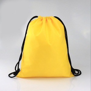 Lamatex Sports LS-1074 Waterproof <b>Drawstring</b> <b>Backpack</b> Polyester Gym Sports Travel Bag Reusable Large Capacity Unisex Softback - Product Image 6