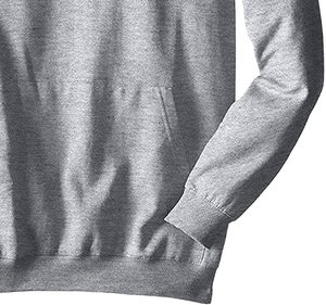 Sudadera con Capucha para Hombre, Color Gris Sólido, Algodón French Terry, Cuello Redondo, Bolsillo Canguro, Estilo Casual, Corte Regular, para Otoño - Product Image 5