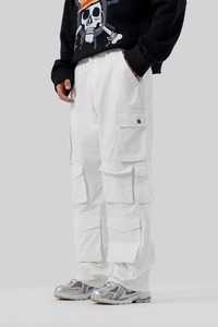 Jeans en denim tissé pour un confort quotidien - Coupe décontractée à jambe large, écologique et mi-lourds, pantalon de mode toutes saisons (hiver/printemps/été) - Product Image 4