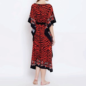 Caftán Marroquí Premium para Mujer, Corte Holgado, Manga Larga, Vestido Maxi Islámico Tradicional - Product Image 1