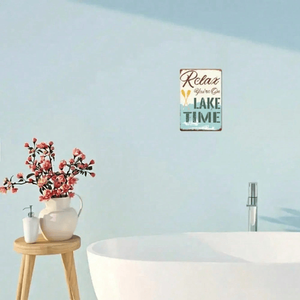 CIFbuy Plaque décorative vintage rustique en aluminium 8x12 pouces TikTok pour service de retrait Temu - Product Image 6