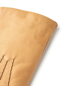 Gants en cuir de vachette de qualité supérieure, doux et thermiques, pour l'hiver, à porter au quotidien, gants en cuir - Product Image 3