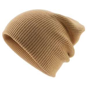 2026 Customizable Organic Knit Beanie Hats with Stylish High Profile Solid Color Ribbed Knit Warm <b>Winter</b> <b>Cap</b> Casual Style Design - Product Image 3