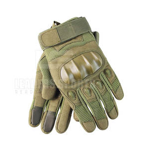 Gants de paintball professionnels en cuir, paume renforcée, antidérapants, sangle de poignet réglable, ajustement confortable pour l'entraînement et le jeu - Product Image 4