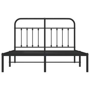 Base de Cama de Acero con Recubrimiento de Polvo Negro de 59.1x78.7 Pulgadas, Camas Metálicas - Product Image 6