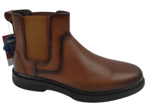 Botas Aircom para Hombre, Estilo Chelsea, Formales, Parte Superior de Piel de Oveja, Suela de TPR, Cómodas, Punta Cerrada, Antideslizantes, para Todas las Temporadas, Logotipo OEM en Relieve - Product Image 1