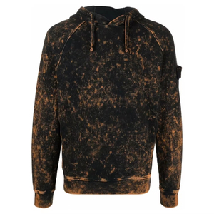 Custom Oversize Mens Acid wash Hoodie Heavy Weight French Terry Fabric Acid Wash Streetwear Pullover Hooded Collar Plus Size - Product Image 6