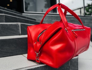 Sac de voyage week-end en cuir résistant à l'eau et au vent avec compartiment à chaussures, couleur noire, sacs de voyage en cuir - Product Image 1